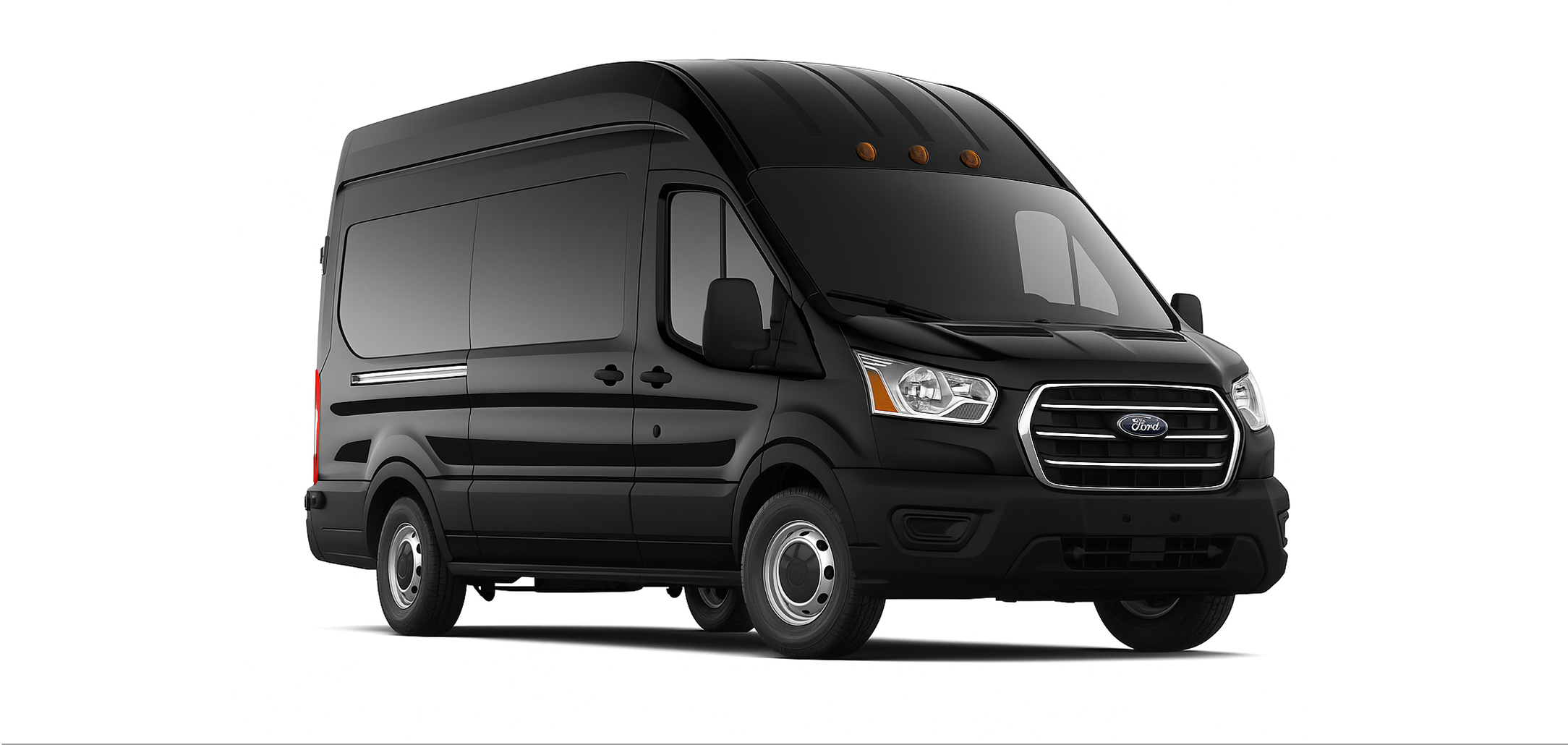 Black Mercedes Sprinter van